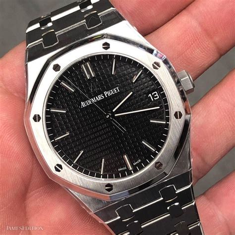 audemars piguet royal oak black|Audemars Piguet royal oak sale.